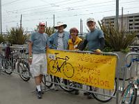 DSC 0386  According to Bicycle Coalition Executive Director Kathy Keehan, the BPP Pavilion is a direct result of Pedal to the Park.  PTP helps the Coalition advance its goals in education and advocacy in San Diego cycling.