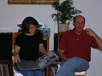 DSCF0007  Michael and Nancy with their album