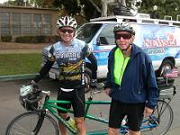 DSCN3422  Captain Hank Peterson with stoker Jim Miller