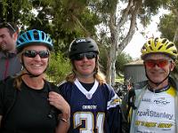DSCN3435  10 mile route sweepers Pat and Steve Mullen (31) with North County Cycle Club route leader Karl Rudncik : Jill Cooper