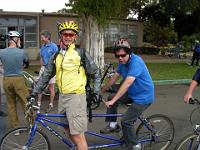 DSCN3445  Captain Karl Rudnick and stoker Troy Wilson prep for ride start : Karl Rudnick