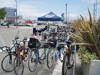 P5250020  PTP bicycles fill the Padres Bicycle Parking Pavilion
