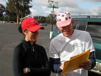 DSCN3999  PTP founder Dave White explains the routes to Claudia Hatfield