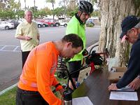 DSCN4002  Robert Leone registers for the ride.