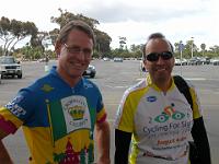 DSCN4003  Dan Orr and Rick Herrera get set for another Pedal to the Park