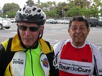 DSCN4010  James Miller and Julio Borja check in for the ride