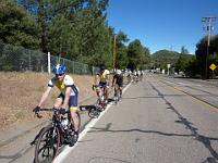 P1000554  Jeff leads out on US 80 in Pine Valley