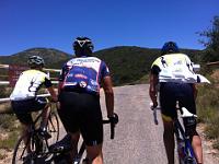 nobleCanyon  Getting out of the saddle at the Noble Canyon crossing
