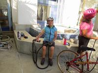 IMG 4678  Michelle - only one flat in 20,000 miles. Gets second one in class :-(