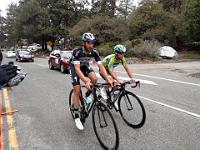 MarkCavendish  Cavendish dogging it 1.5 km from the top, but still going fast.