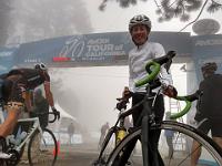 UrsulaAgeGroupQOM  Ursula squashed the climb to the ski lifts as age group QOM and conqueror of her NCCC riding buddies