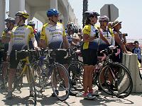 nccc 07  RAAM Team Start- Once again NCCC riders answered the call to act as a "Buffer Zone" for RAAM Team Riders