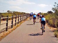 09.06 0008  Group rides up the Hwy 56 bike path looking to score some coffee and donuts soon!